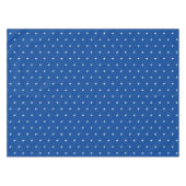 Moderne blaue und weiße Sterne zeichnen niedlichen Tischdecke (Vorderseite (Horizontal))