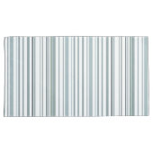 Moderne blaue und weiße Streifen an der Küste Kissenbezug (Vorderseite-Rechts)