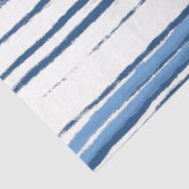 Moderne, blaue und weiße Streifen an der Küste Seidenpapier (Ausschnitt)