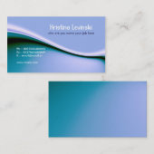 moderne blaue Visitenkarte (Vorne/Hinten)