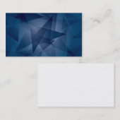 Moderne blaue Visitenkarte (Vorne/Hinten)