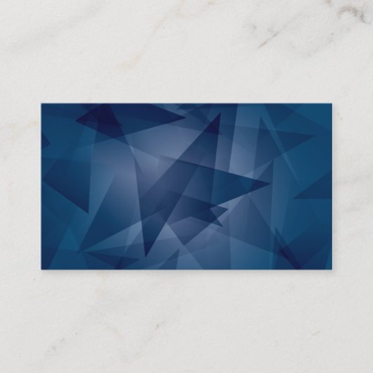 Moderne blaue Visitenkarte (Vorderseite)