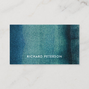 Moderne blaue Visitenkarte für den Ozean
