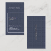 Moderne blaue Visitenkarte-Schablone Visitenkarte (Vorne/Hinten)