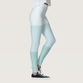 Moderne blaue Vorlage Elegantes Pastellfarben Leggings (Rechts)