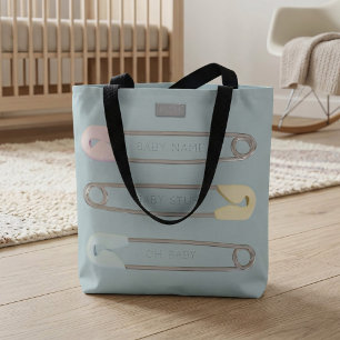 Moderne blaue Wickelstecknadel-Tasche für Babyjung Tasche