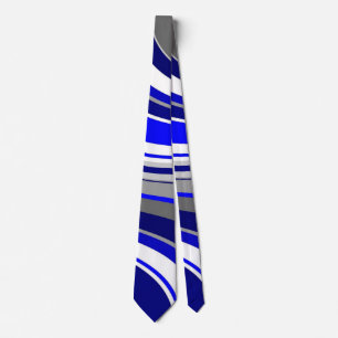 Moderne blaue Wirbel Krawatte