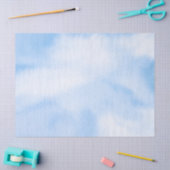 Moderne blaue Wolken Seidenpapier (Basteln)