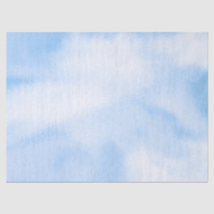 Moderne blaue Wolken Seidenpapier