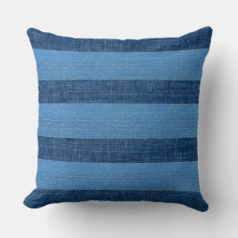 Moderne blaue Wurfkissen Kissen