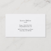 Moderne blaues Wasser-Zug-Visitenkarte Visitenkarte (Rückseite)