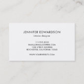 Moderne blaugrüne aquamarine Aquarell Spritzer Spl Visitenkarte (Rückseite)