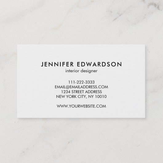 Moderne blaugrüne aquamarine Wasserfarbe beruflich Visitenkarte (Rückseite)