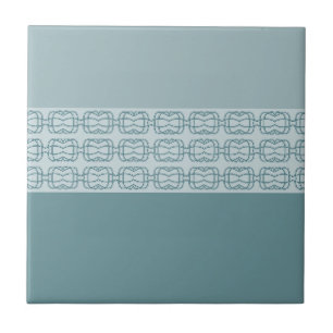 Moderne Blaupattern Fliese
