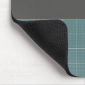 Moderne Blaupause Geometrisches Gitter-Mauspad MP0 Mousepad (Ecke)