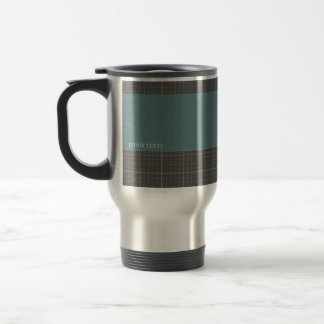 Moderne Blaupause Gitter Isolierte Reisetasche TM0 Reisebecher
