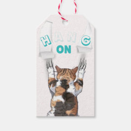 Moderne, Bleibe positive Geschenkkarte - bleibende Geschenkanhänger