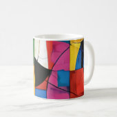Moderne Bleiverglasung Kaffeetasse (VorderseiteRechts)