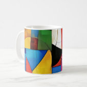 Moderne Bleiverglasung Kaffeetasse (Vorderseite Links)