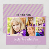 Moderne Blocks in Mauve Abschluss Ankündigung (Vorne/Hinten)