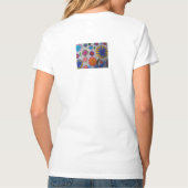 Moderne blorale Frauen T-Shirt (Rückseite)