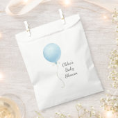 Moderne Blue Balloon Baby Dusche Geschenktütchen (Ausgeschnitten)