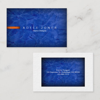 Moderne Blue Business Card Visitenkarte