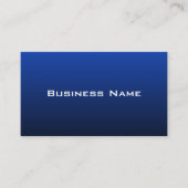 Moderne Blue Business Card Visitenkarte (Vorderseite)
