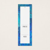 Moderne Blue Clothing-Boutique - Preisangabe (Rückseite)