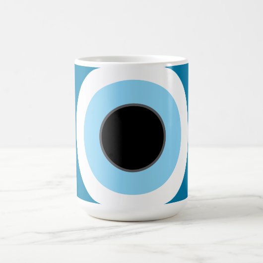 Moderne Blue Evil Eye Tasse (Mittel)