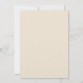 Moderne Blue Gold Splash Surfer Wave Beach Hochzei Einladung (Rückseite)