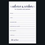 Moderne Blue LGBTQ Hochzeitsberatung und Wünsche<br><div class="desc">Diese einfachen, marineblauen und weißen LGBTQ Advice & Wishings Laken sind modern, minimalistisch, handschriftlich und eignen sich perfekt für Ihr Brautparty, Probe Dinner oder Hochzeitsessen. Die Menschen werden die Liebe haben, die Anweisungen zu bekommen - sie machen es so einfach, liebende Ratschläge und gute Wünsche verlassen. Sie werden noch auf...</div>
