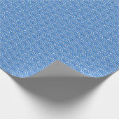 Moderne Blue Mermaid-Skala Geschenkpapier (Ecke)