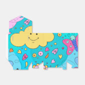 Moderne Blue Nature Fall Elements - Bevorzugung Bo Geschenkschachtel (Ungefaltet)