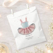 Moderne Blue & Pink Tutu Glitzer Babydusche Geschenktütchen (Ausgeschnitten)