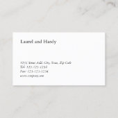 Moderne Blue Polka Dots Custom Business Card Visitenkarte (Rückseite)