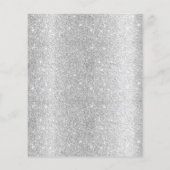 Moderne Blue & Silver Zuhause Cleaning Housekeepin Flyer (Hinten)