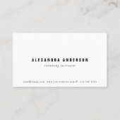 Moderne Blue & Turquoise Wave Pattern Business Car Visitenkarte (Rückseite)