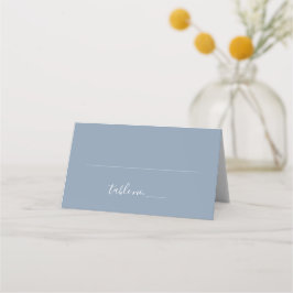 Moderne Blue Wedding Tischnummer Platzkarte