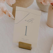 Moderne Blue Wedding-Tischnummern