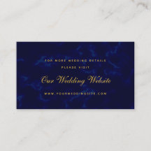 Moderne Blue Wedding Website