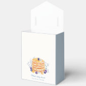 Moderne Blueberry Pancake Brunch Babydusche Geschenkschachtel (Offen)