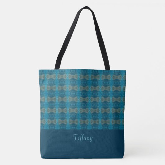 Moderne BlueTote-Beutel Tasche (Vorderseite)