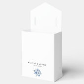 moderne blühende Gastgeschenk Hochzeit Geschenkschachtel (Geöffnet)