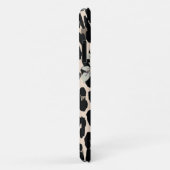 Moderne Blume auf Leopard-Printmedien Case-Mate iPhone Hülle (Hinten/Rechts)