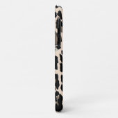 Moderne Blume auf Leopard-Printmedien Case-Mate iPhone Hülle (Hinten/Links)