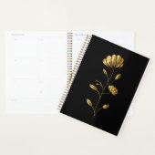Moderne Blume aus Gold Planer (Anzeige)