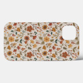 Moderne Blume Blätter Gold Rust Girly Print Case-Mate iPhone Hülle (Rückseite (Horizontal))