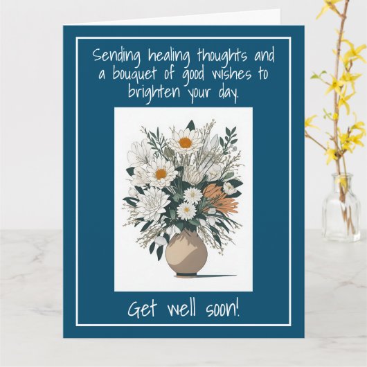 Moderne Blume Boho Style wird bald zum Erfolg Karte (Gelbe Blume)