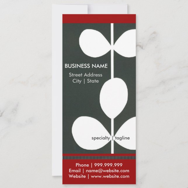 Moderne Blume Business Pamphlet (Vorderseite)